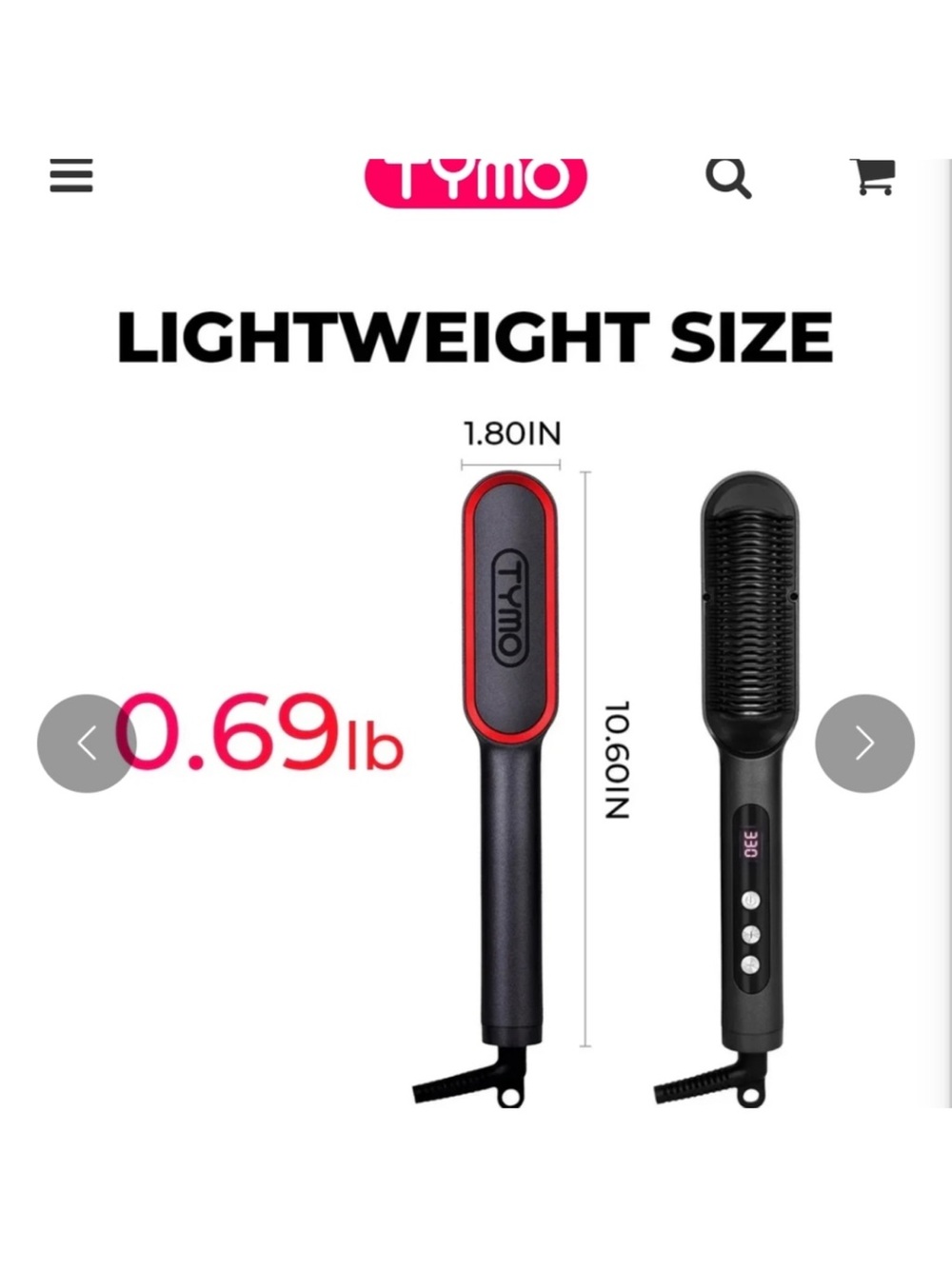 Tymo ring plus brand new never opened hair straightener. I bought 2 only need 1